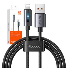 Mcdodo CA-5660 USB-A to Lightning cable with flashing light 1.2m (black) Mcdodo CA-5660 USB-A to Lightning cable with flashing light 1.2m (black)