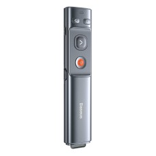 Baseus Orange Dot Multifunctionale remote control for presentation, with a laser pointer - gray Baseus Orange Dot Multifunctionale remote control for presentation, with a laser pointer - gray