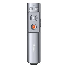 Baseus Orange Dot Multifunctionale remote control for presentation, with a laser pointer - gray Baseus Orange Dot Multifunctionale remote control for presentation, with a laser pointer - gray