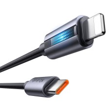 Mcdodo CA-5710 USB-C to Lightning cable with 36W flashing light 1.2m (black)