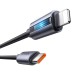 Mcdodo CA-5710 USB-C to Lightning cable with 36W flashing light 1.2m (black)
