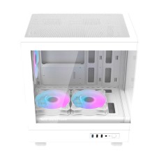 Darkflash DB330M computer case (white) + 3 ARGB fans Darkflash DB330M computer case (white) + 3 ARGB fans