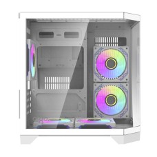 Darflash FT350 computer case + 5 aRGB fans (white)