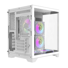 Darflash FT350 computer case + 5 aRGB fans (white)