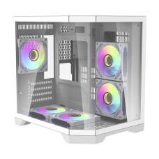 Darflash FT350 computer case + 5 aRGB fans (white)