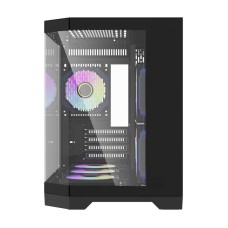 Darflash FT418 computer case + 6 aRGB fans (black)