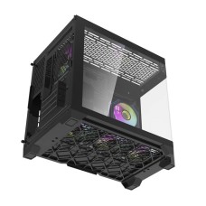 Darflash FT418 computer case + 6 aRGB fans (black)