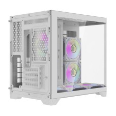 Darflash FT418 computer case + 6 aRGB fans (white)
