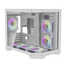 Darflash FT418 computer case + 6 aRGB fans (white)