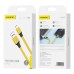 Foneng X96 USB-A to USB-C cable 2.4A, 1m (yellow)