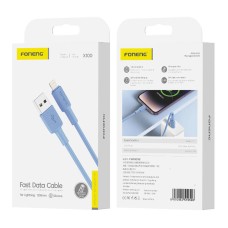 Foneng X100 USB-A to Lightning cable 2.4A, 1.2m (blue) Foneng X100 USB-A to Lightning cable 2.4A, 1.2m (blue)