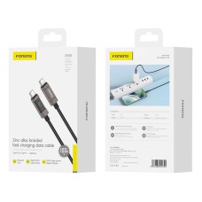Foneng XS05 100W USB-C to USB-C cable (black) Foneng XS05 100W USB-C to USB-C cable (black)