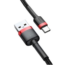 Baseus Cafule cable USB-C 3A 1m (Red+Black) Baseus Cafule cable USB-C 3A 1m (Red+Black)