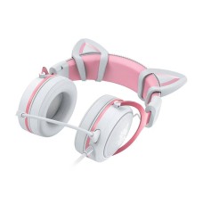 ONIKUMA X10 White/Pink/Cat Ears Gaming Headphones ONIKUMA X10 White/Pink/Cat Ears Gaming Headphones