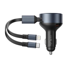Vention FFOB0 USB-C car charger + USB-C/Lightning 30W cable Vention FFOB0 USB-C car charger + USB-C/Lightning 30W cable