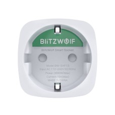 Smart Socket BlitzWolf BW-SHP13, ZigBee, (EU) 3680W Smart Socket BlitzWolf BW-SHP13, ZigBee, (EU) 3680W