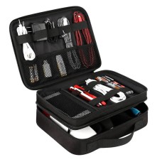 Travel bag with organizer for cables / electronics M Matein 1225 Black Travel bag with organizer for cables / electronics M Matein 1225 Black