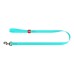 WAUDOG waterproof luminescent dog leash 25mm wide, 183 cm long turquoise
