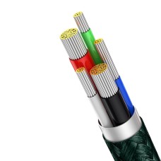 USB-C cable for Lightning Baseus Display, PD, 20W, 2m (green) USB-C cable for Lightning Baseus Display, PD, 20W, 2m (green)