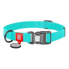 Waterproof glowing dog collar with QR passport WAUDOG 40 mm wide, 46-70 cm long Waterproof glowing dog collar with QR passport WAUDOG 40 mm wide, 46-70 cm long