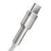 USB cable for USB-C Baseus Cafule, 66W, 2m (white)