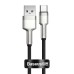 USB cable for USB-C Baseus Cafule, 66W, 0.25m (black)