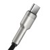 USB cable for USB-C Baseus Cafule, 66W, 0.25m (black)