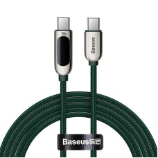 Cable USB-C to USB-C Baseus Display, 100W, 2m (green) Cable USB-C to USB-C Baseus Display, 100W, 2m (green)