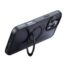 McDodo PC-4932 MagSafe case for iPhone 16 Pro with stand (black) McDodo PC-4932 MagSafe case for iPhone 16 Pro with stand (black)