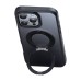 McDodo PC-4933 MagSafe case for iPhone 16 Pro Max with stand (black)