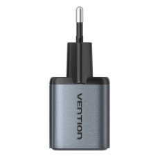 GaN Vention USB-C + USB-A 30W Charger (Gray) GaN Vention USB-C + USB-A 30W Charger (Gray)