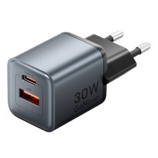 GaN Vention USB-C + USB-A 30W Charger (Gray) GaN Vention USB-C + USB-A 30W Charger (Gray)