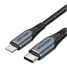 GaN Vention USB-C 20W Charger + USB-C-L 1m Cable (Gray) GaN Vention USB-C 20W Charger + USB-C-L 1m Cable (Gray)