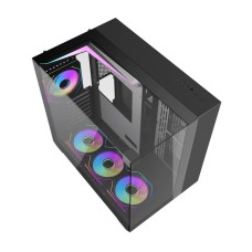 Darkflash TH285 computer case (black) + 4 fans Darkflash TH285 computer case (black) + 4 fans