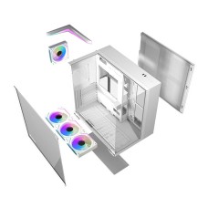 Darkflash TH285 computer case (white) + 4 fans Darkflash TH285 computer case (white) + 4 fans
