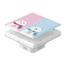 Decorative cover / cap for T5 SONOFF Cartoon 2C touch switch Decorative cover / cap for T5 SONOFF Cartoon 2C touch switch