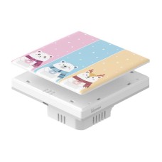 Decorative cover / cap for T5 SONOFF Cartoon 3C touch switch Decorative cover / cap for T5 SONOFF Cartoon 3C touch switch