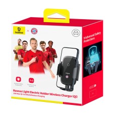 Baseus car holder with 15W charger (black) Bayern edition Baseus car holder with 15W charger (black) Bayern edition