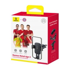 Baseus Metal Age 3 Car Holder (black) Bayern Edition Baseus Metal Age 3 Car Holder (black) Bayern Edition