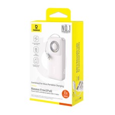 Powerbank Baseus OS Free2Pull 20000mAh 65W + cable (szary) Powerbank Baseus OS Free2Pull 20000mAh 65W + cable (szary)