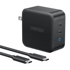 Choetech PD6008 2xUSB-C PD 100W GaN mains charger Choetech PD6008 2xUSB-C PD 100W GaN mains charger