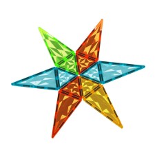 Geomag Gems Rocket 32 magnetic tiles Geomag Gems Rocket 32 magnetic tiles