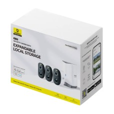 N1 Baseus 2K outdoor camera set of 3 (white) N1 Baseus 2K outdoor camera set of 3 (white)