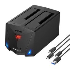FIDECO YPZ220B HDD/SSD docking/cloning station (USB 3.2, SATA I/II/III) FIDECO YPZ220B HDD/SSD docking/cloning station (USB 3.2, SATA I/II/III)
