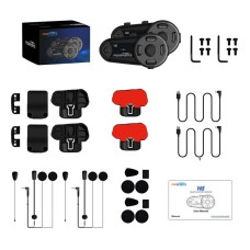 Fodsports V6S motorcycle intercom two-pack