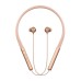 LDNIO N01 wireless neckband headphones (rose gold)