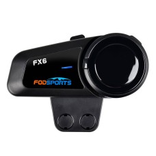 Fodsports FX6 motorcycle intercom two-pack (black) Fodsports FX6 motorcycle intercom two-pack (black)