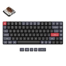 Keychron K3 Pro Brown Switch Wireless Low Profile Mechanical Keyboard (Black) [K3P-A3].