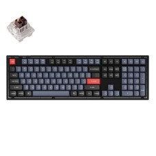 Keychron V6 RGB Brown Switch Wired Mechanical Keyboard (matte black) [V6-C3].