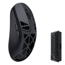 Keychron M3 Mini 4000Hz Metal Wireless Gaming Mouse (Black) [M3M-A7].